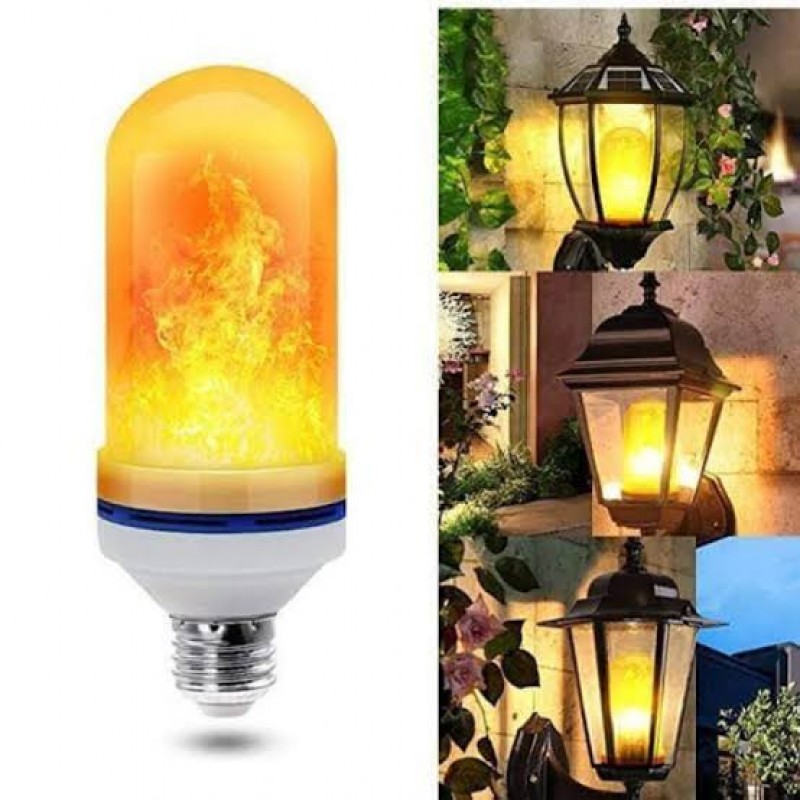 Led Flame Effect Fire Light Bulb