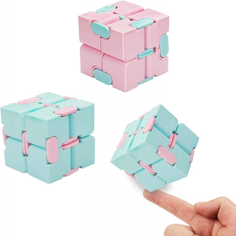 Infinity Cube Fidget Cube Toy, Anxiety Relief Fidget Finger Toys For Kids And Adults