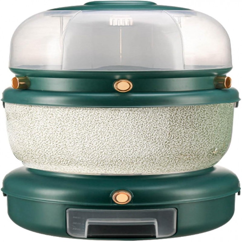 New Rotatable Rice Dispenser Container, Household Grain Dispenser