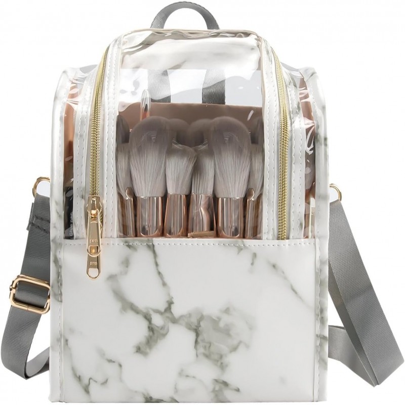 Makeup Organizer Toiletries Organizer With Shoulder Strap, Hanging Hook