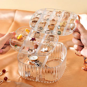New Multi Compartment Jewelry Box