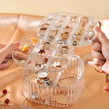 New Multi Compartment Jewelry Box