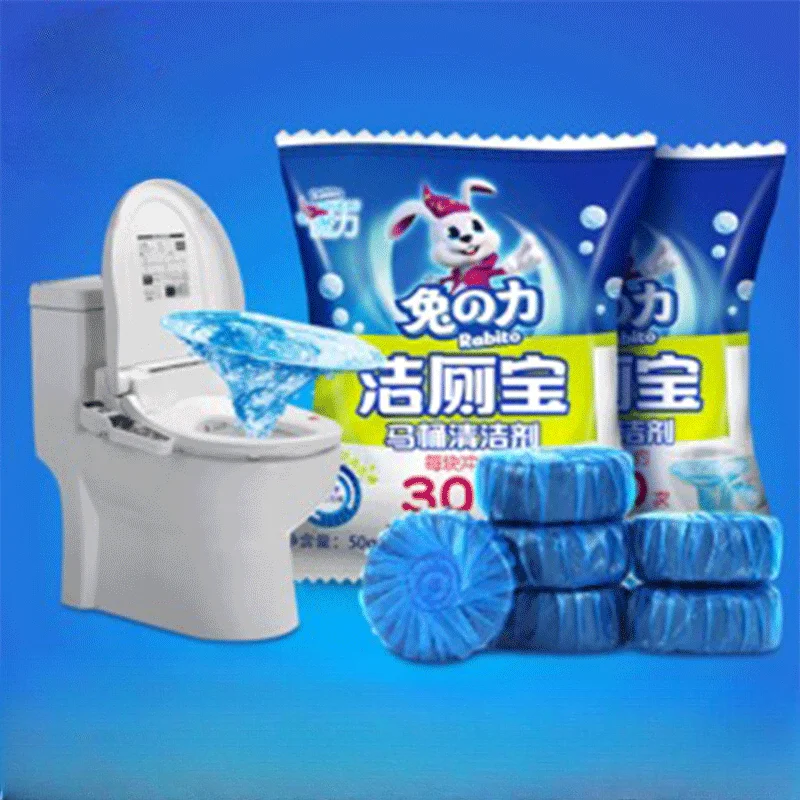 Toilet Cleaner Flush Tank Powerful Scented Tablet 300Flush Shot Each Tablet