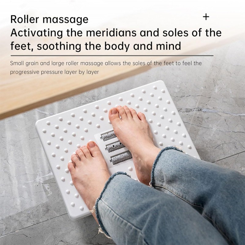 Under Desk Footrest, Swingable Ergonomic Foot Stool, Non-Slip Adult Footrest, Grey