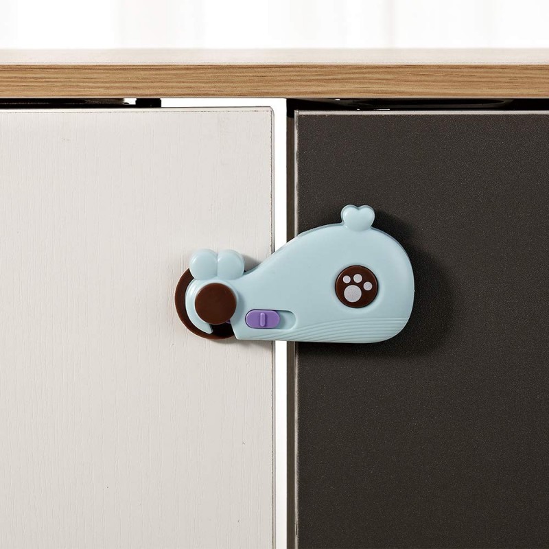 (Pack Of 2) Child Safety Cabinet Locks With Strong Adhesive Proofing Latches Lock For Drawers