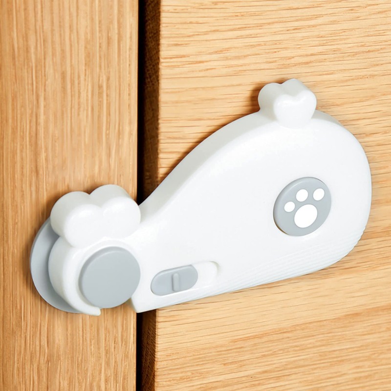 (Pack Of 2) Child Safety Cabinet Locks With Strong Adhesive Proofing Latches Lock For Drawers