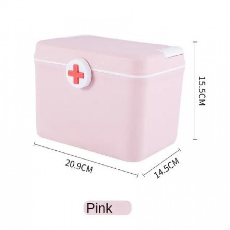 Household Multi-Layer Medicine Box Colored Macaroon Medicine Box