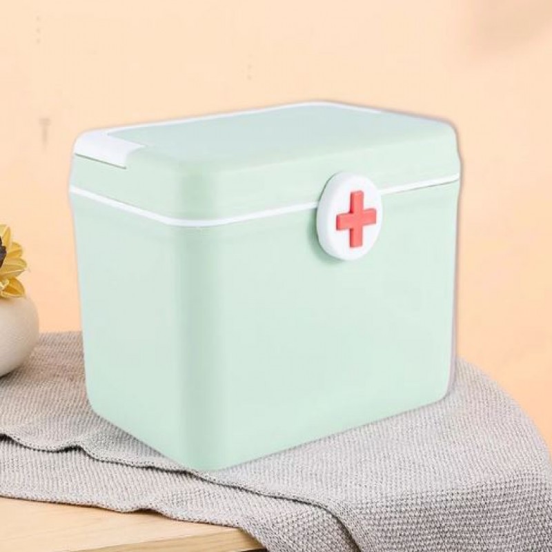 Household Multi-Layer Medicine Box Colored Macaroon Medicine Box