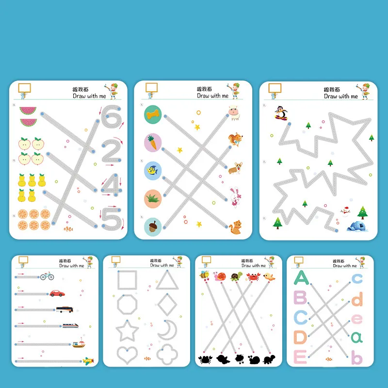 New Reusable Learning Tracing Book (64 Pages)