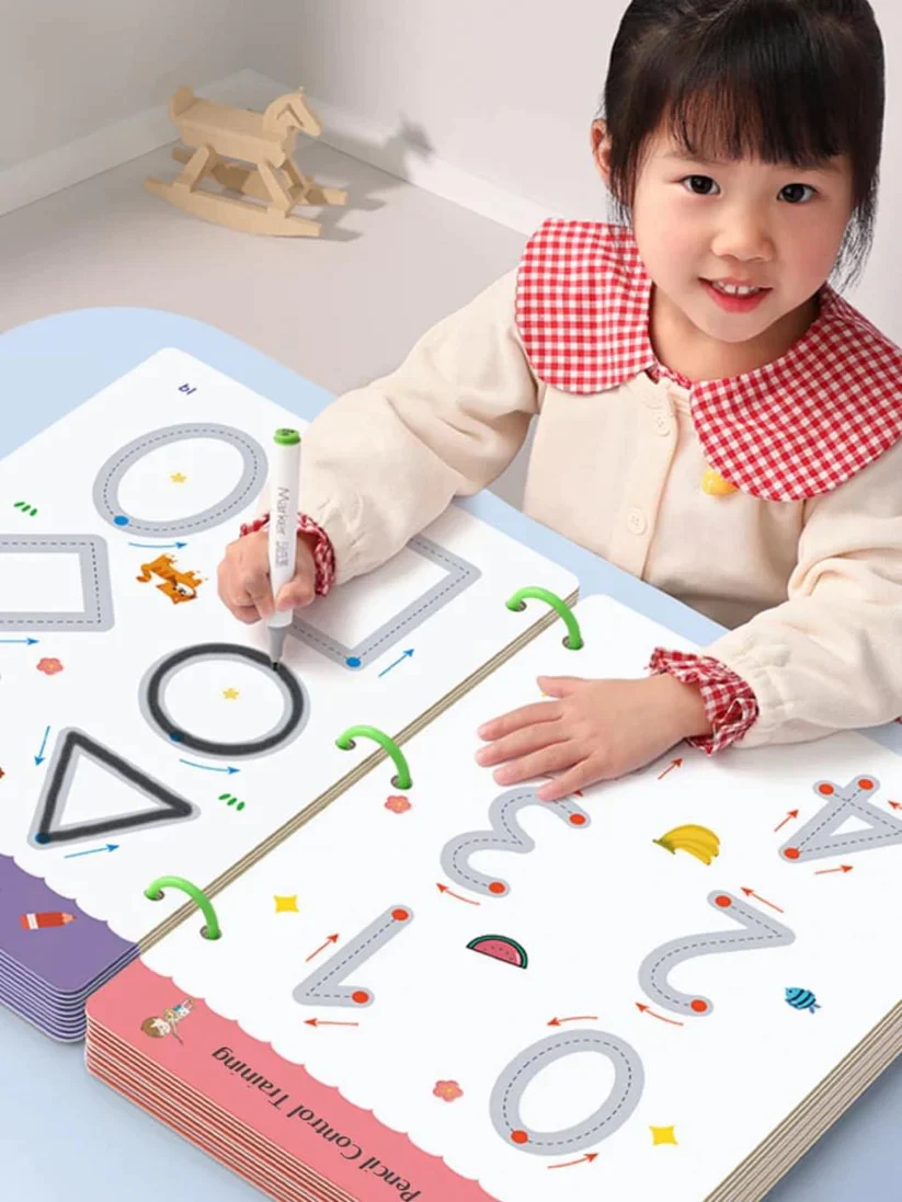 New Reusable Learning Tracing Book (64 Pages)