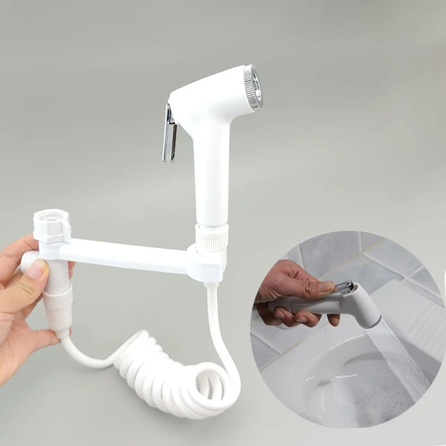 Toilet Bidet Sprayer Set Kit Muslim Shower Handheld Hand Bidet Faucet Bath Tap