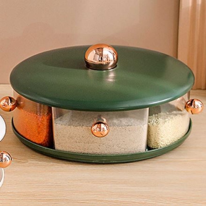 360° Rotating Large Capacity Spice Seasoning Box