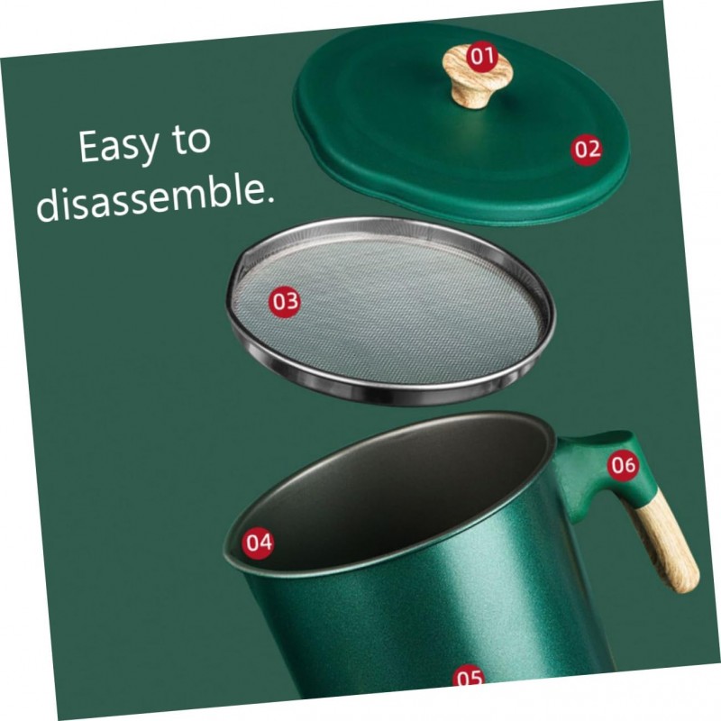 Stainless Steel Oil Storage & Strainer Pot