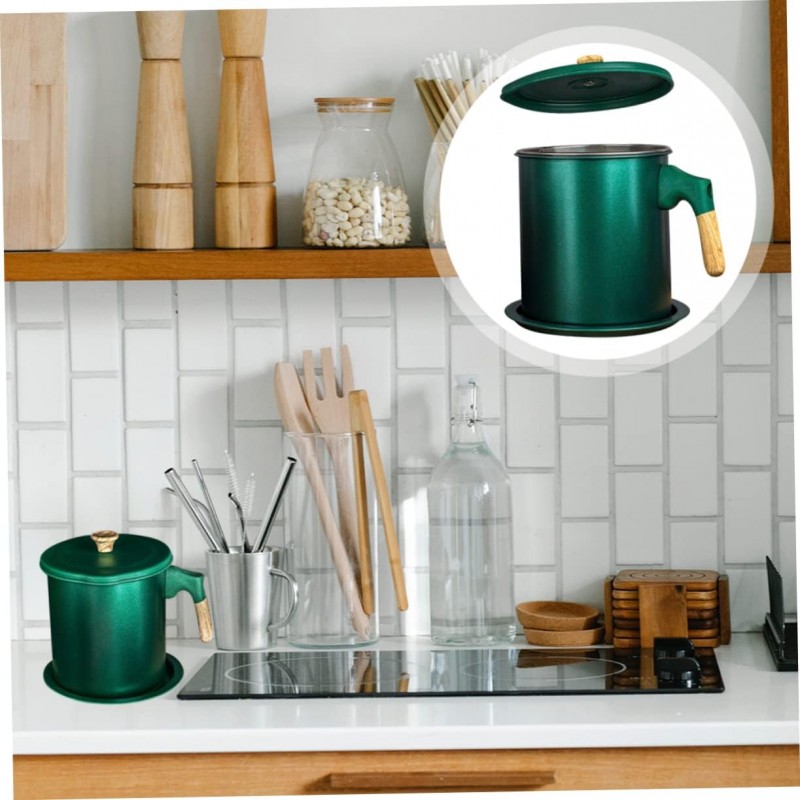 Stainless Steel Oil Storage & Strainer Pot