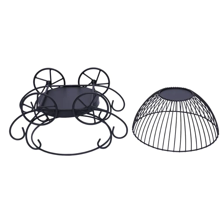 2 Tier Metal Decorative Fruit Snacks & Fruit Basket