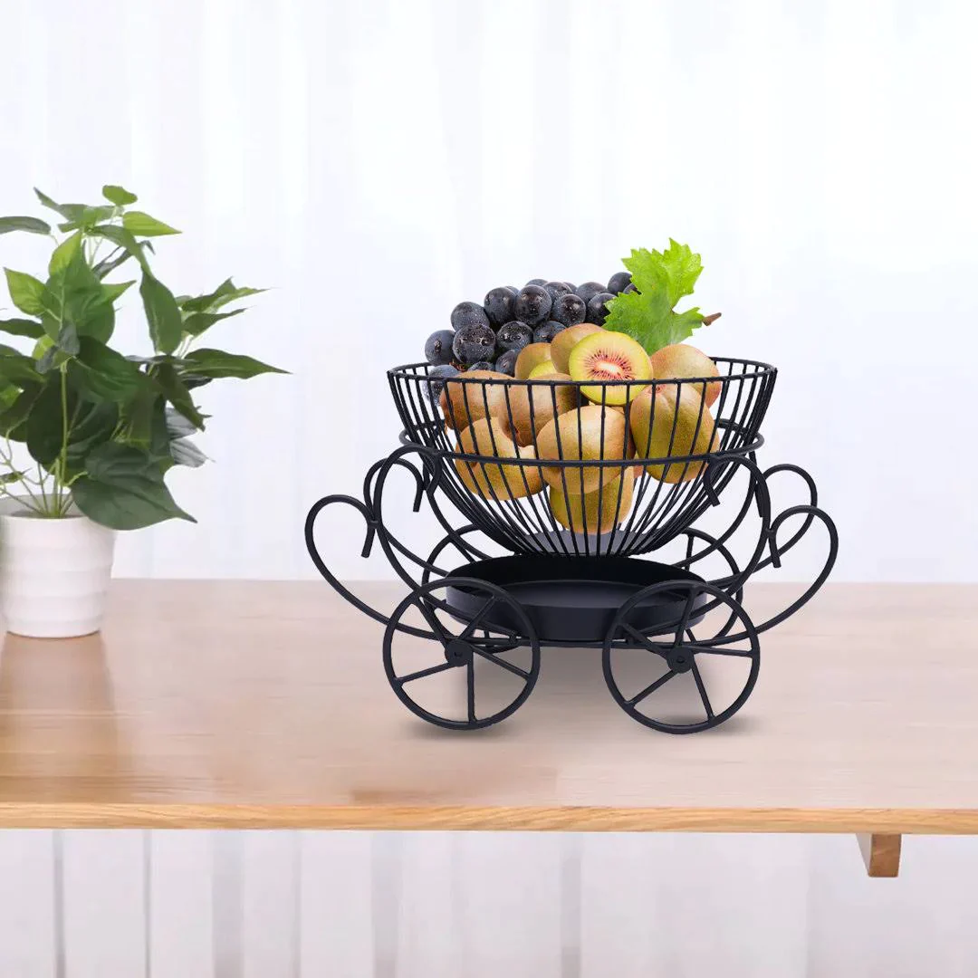 2 Tier Metal Decorative Fruit Snacks & Fruit Basket