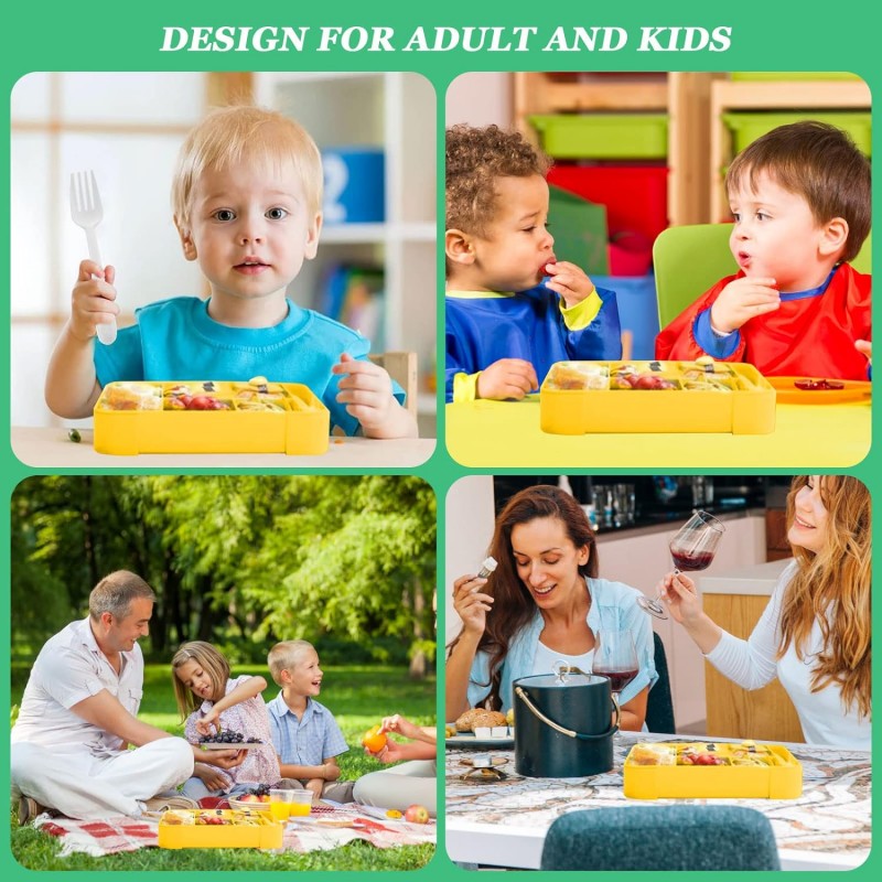 Children's Bento Lunch Box With Compartments