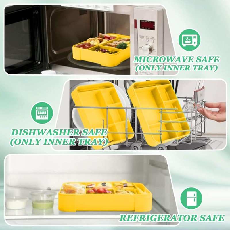 Children's Bento Lunch Box With Compartments