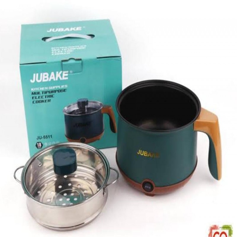18CM Stainless Steel Non-Stick 600-Watts Multi-Purpose Steamer Cooker Pot