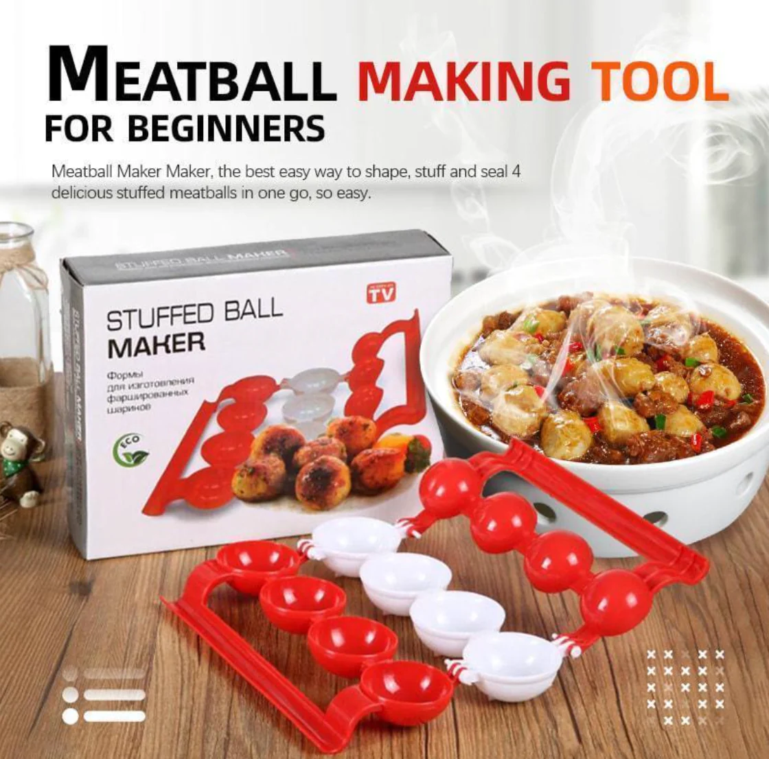 New Mighty Meat Balls Maker