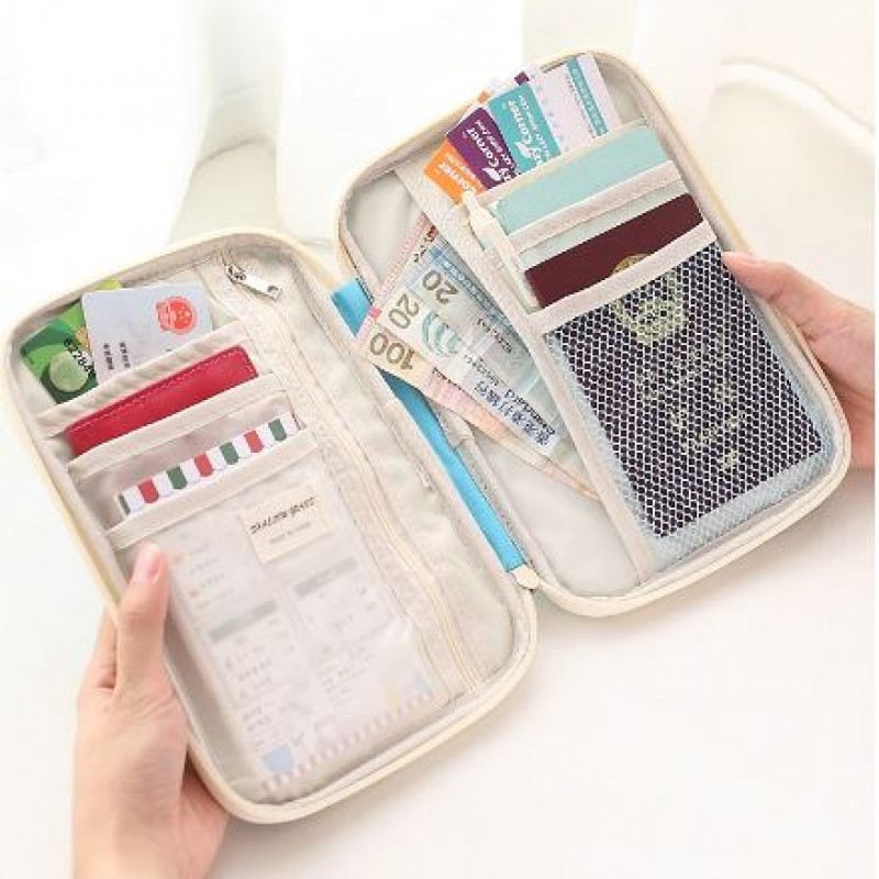 Passport Wallet Passport Holder Travel Pouch Multifunctional