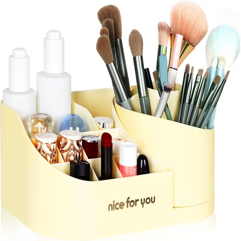 360°Rotating Makeup Organizer