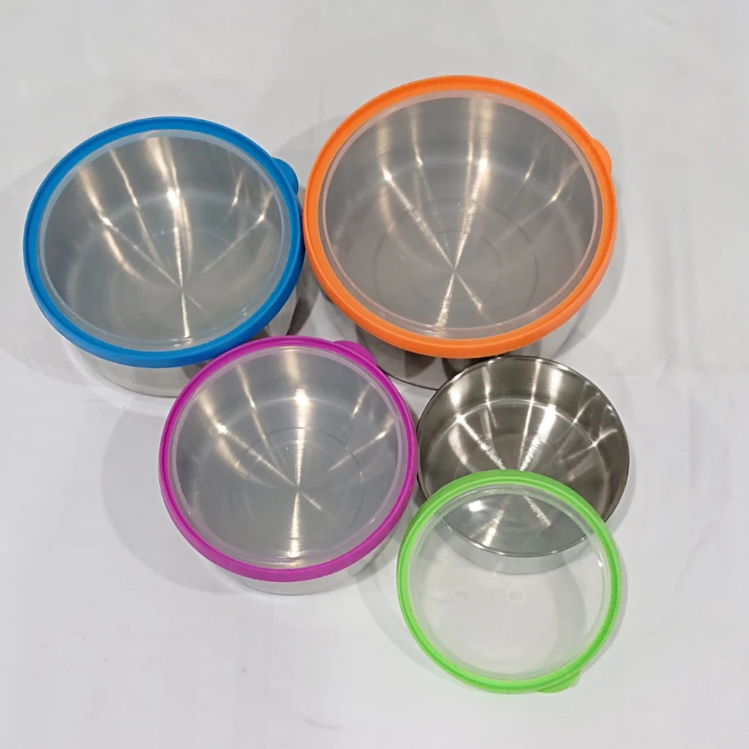 Stainless Steel Storage Bowls 4 Pcs Set