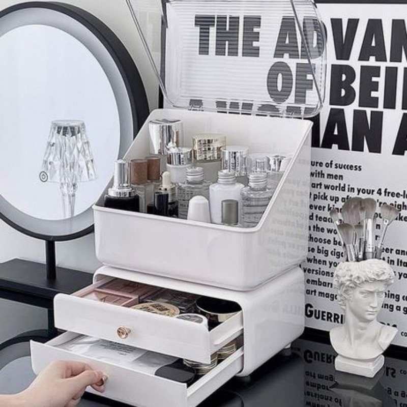 Dustproof And Waterproof Makeup Storage Box Cosmetic Display Box