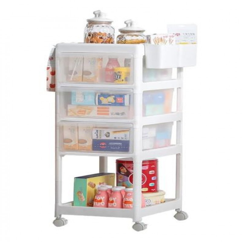 New Born Nursery Storage Trolley Cart, Rolling Trolley Cart