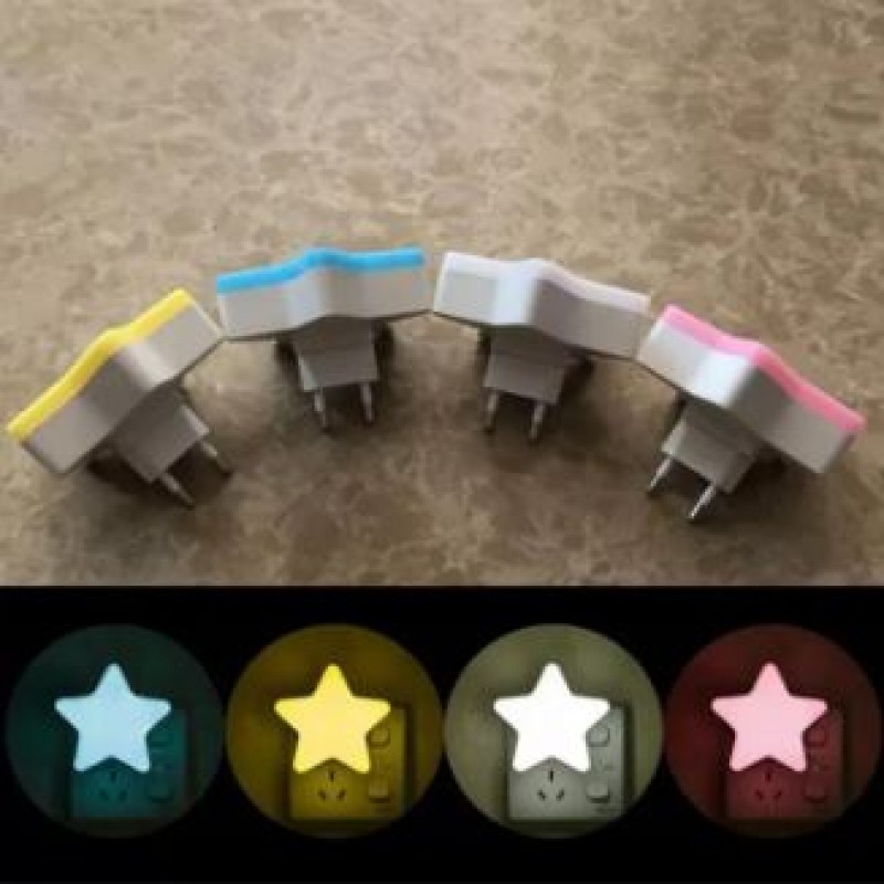 Led Night Lamp Light With Sensor (Random Colors)