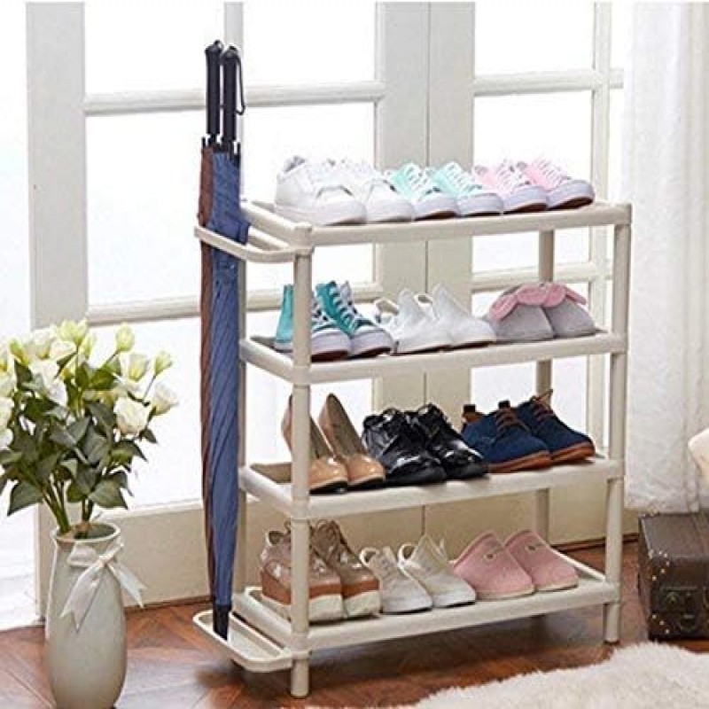 Plastic Shoe Storage Rack With Umbrella Stand
