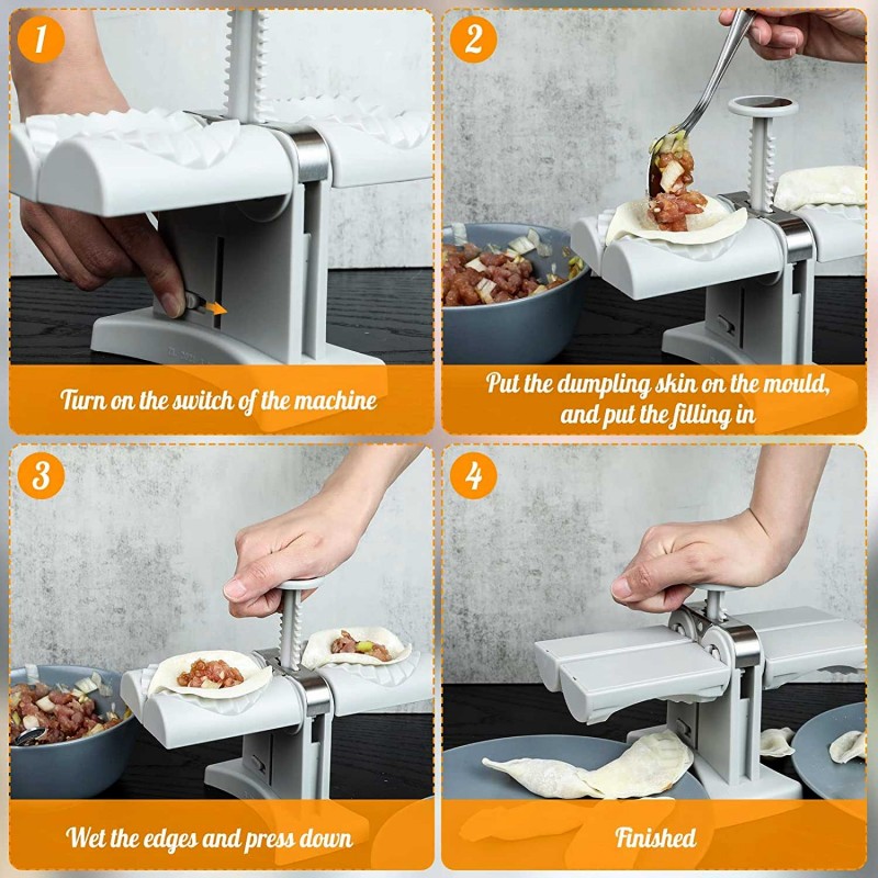 New Automatic D-Samosa Dumpling Maker Mould Machine