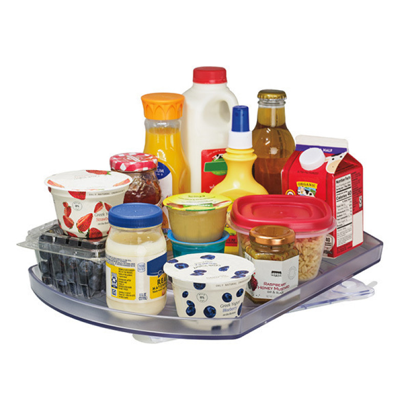 Rotating Refrigerator Organizer, Rotating Spice Rack Cabinet Organizer