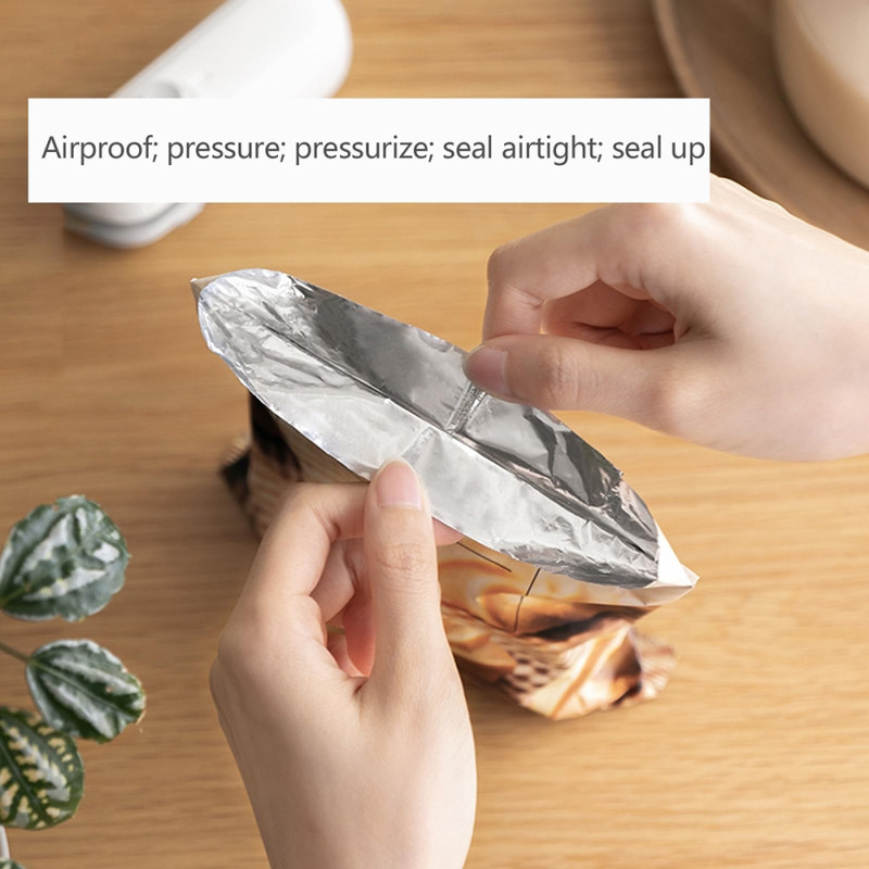 Rechargeable Small 2-in-1 Snack Sealer Household Mini Sealing Machine