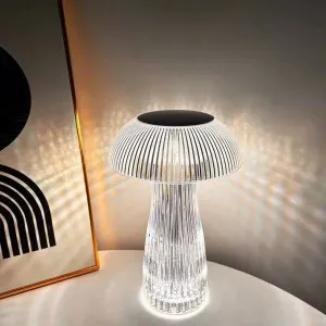 Crystal Mushroom Lamp with Remote Control