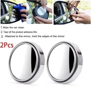 Pack of 2 Adjustable Blind Spot Mirror for Car