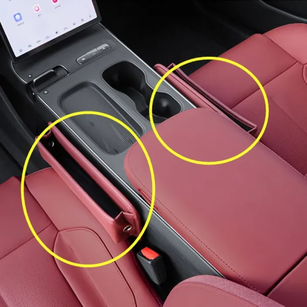 PU Leather Car Seat Gap Storage Box