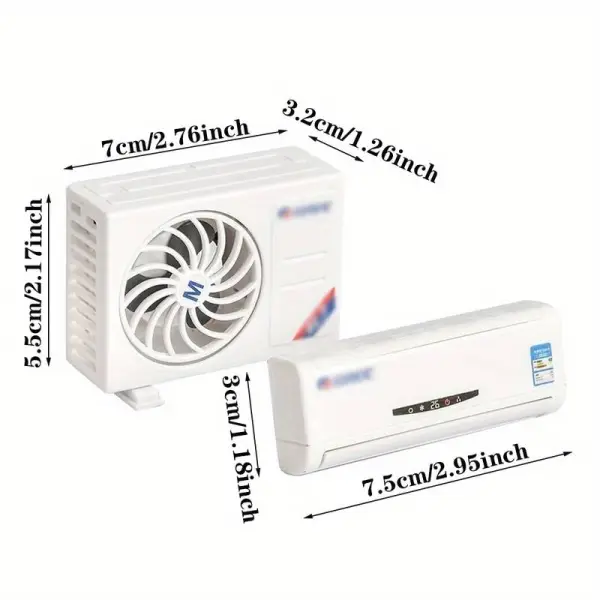 Mini Solar Car Air Freshener – Air Conditioning Model Car Ornament, Car Air Vent Perfume Diffuser Clip, Long-Lasting Deodorizer