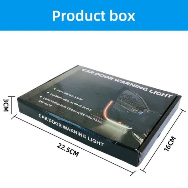 New Car Door Warning LED 2Pcs For 2 Doors