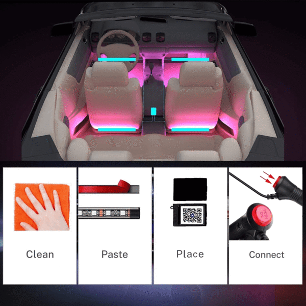 Car Foot RGB LED Light