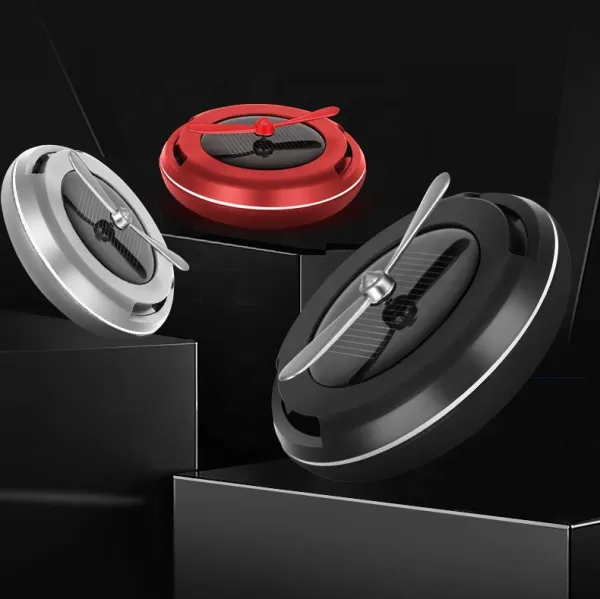 Solar Energy Car Perfume Fan For Dashboard