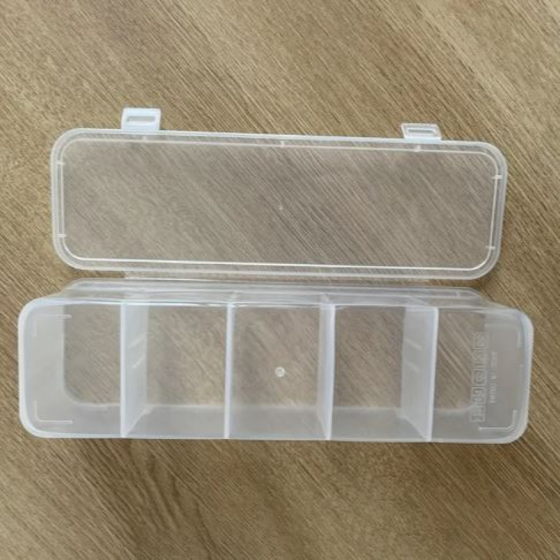 1pc Five Compartment Storage Box For Storing Household Hair Accessories