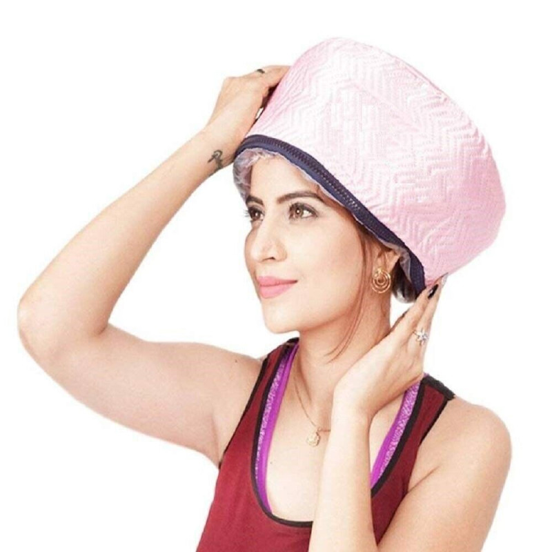 Hair Care Thermal Head Spa Cap Treatment With Beauty Steamer