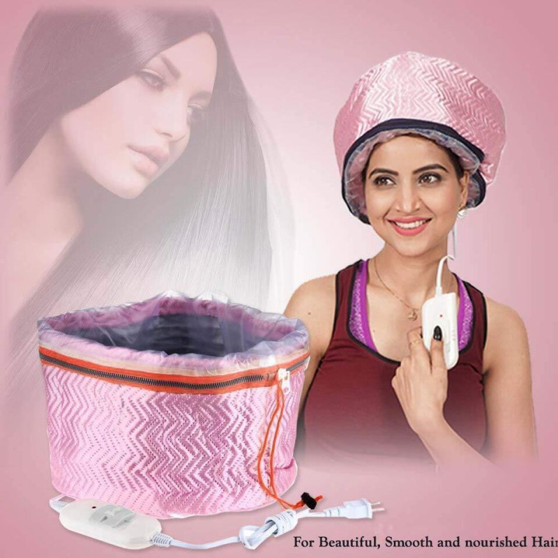 Hair Care Thermal Head Spa Cap Treatment With Beauty Steamer
