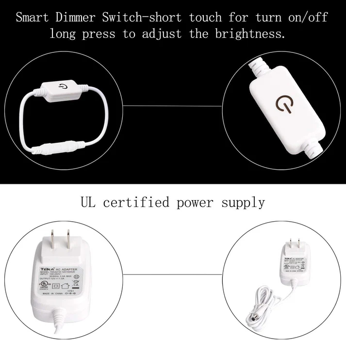 10 LED Vanity Mirror Lights Kit