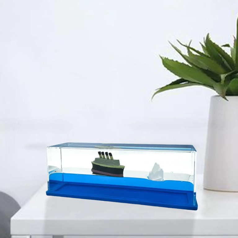 Cruise Iceberg Fluid Liquid Wave Toys Floating Toy Sculpture Stress Management Calm Relaxing Car/Desk Decor