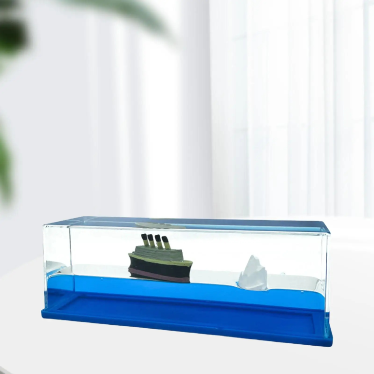 Cruise Iceberg Fluid Liquid Wave Toys Floating Toy Sculpture Stress Management Calm Relaxing Car/Desk Decor