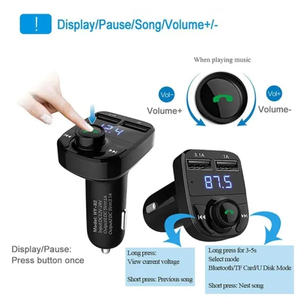 Mp3 FM Modulator For Car