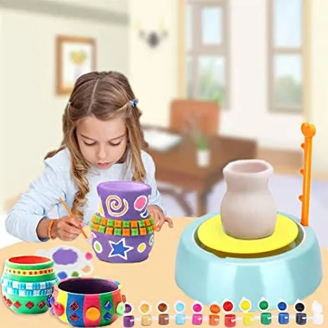 Multicolor Pottery Making Clay Wheel