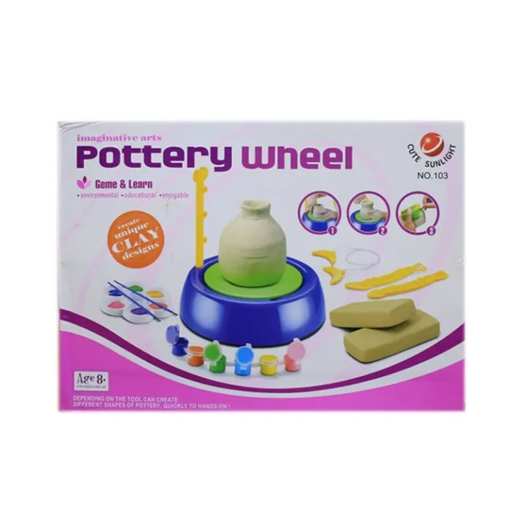 Multicolor Pottery Making Clay Wheel